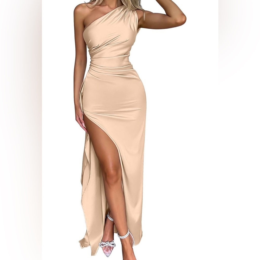 Champagne maxi dress